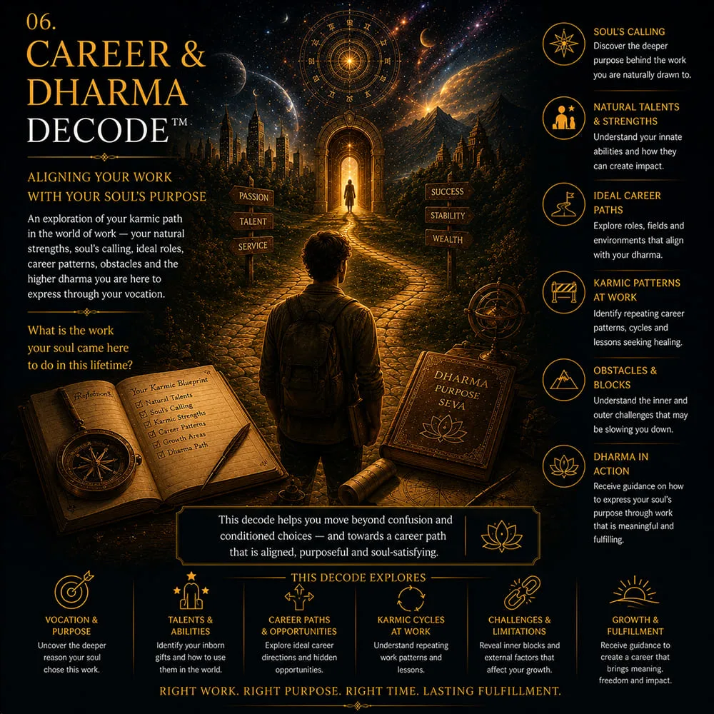 CAREER & DHARMA DECODE™