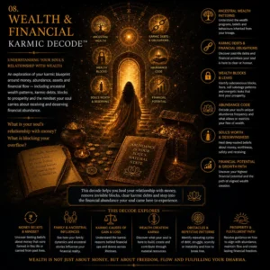 WEALTH & FINANCIAL KARMA DECODE™