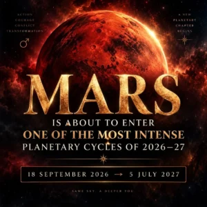 MARS IS ABOUT TO ENTER ONE OF THE MOST INTENSE PLANETARY CYCLES OF 2026–27