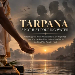 TARPANA IS NOT JUST POURING WATER